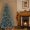 7ft. Pre-Lit North Valley® Blue Spruce Artificial Christmas Tree, Clear Lights